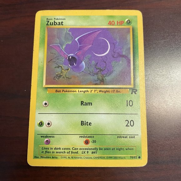 Pokemon Cards Zubat Golbat Sandslash Sandshrew - Picture 6 of 12